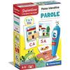 Clementoni Sapientino - Penna Parlante Interattiva Parole, Gioco Educativo Interattivo Bambini 4-5 Anni, Mini-Puzzle Sillabe e Quiz per Imparare Le Prime Parole, Made in Italy, Lingua Italiana, 16382