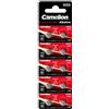 Camelion 12051005 cellule senza mercurio Bottone alcaline AG5/LR48/LR754/393 (1,5 Volt, 10er Pack)