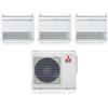 Mitsubishi Electric Climatizzatore Condizionatore MITSUBISHI Trial Split PAVIMENTO 9+9+9 Serie MFZ-KT Inverter Con MXZ-3F54VF3 R-32 WI-FI OPTIONAL 9000+9000+9000 A+++/A++