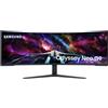 Samsung Monitor Gaming Odyssey Neo G9 (S57CG952), Curvo (1000R), 57'', 7680x2160 (Dual UHD), 32:9, Mini LED, HDR1000, VA, 240 Hz, 1 ms (GtG), FreeSync Premium Pro, HDMI, USB, Display Port 2.1