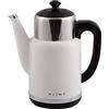 PLINT White Kettle - 1,7 Litre Capacity - Double Wall Hot Water Kettle for Tea and Coffee - Fast Boil - 1500W Cordless Electric Kettle - BPA Free -Dry Protection - Anti Slip 360° Base Kettle
