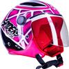 One casco jet bimbo Spider 2.0 - Rosa