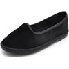 IF Fashion Ballerine Friulane Scarpe Veneziane da Donna in Cinigia 24012 Nero N.37