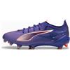 PUMA Scarpe da calcio ULTRA 5 ULTIMATE FG, Rosa/Bianco/Altro