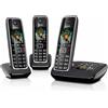 Gigaset C530A Trio Telefono DECT Identificatore di chiamata Nero [Versione tedesca]