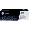 HP TONER ORIGINALE HP CE411A 305A C Ciano 2600 Pagine LaserJet Pro 300 Series