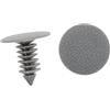 A ABSOPRO Rivetti Fissaggio 9mm Auto Porta Parafango Clip Fissaggio Grigio (Set 50)