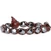 Bracciale Unisex Tamashii In Ematite – Pietre Naturali 6mm, Taglia Unica Regolabile