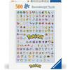 Ravensburger - Puzzle Pokémon per Adulti, 500 Pezzi, Idea Regalo per Lei o Lui, Gioco da Tavola, 49x36 cm