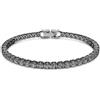 Swarovski BRACCIALE TENNIS DELUXE GRIGIO MIS.M DONNA SWAROVSKI