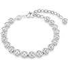 SWAROVSKI BRACCIALE IMBER TENNIS TAGLIO TONDO BIANCO MIS.M SWAROVSKI