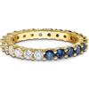 Swarovski ANELLO VITTORE CRY E BLU M52 DONNA SWAROVSKI