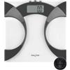 Salter 9141BKCFEU16 - Bilancia pesapersone digitale per peso corporeo, grasso corporeo/acqua, BMI, piattaforma in vetro ultra sottile, 4 memorie utenti, piedini in moquette, batterie incluse, capacità