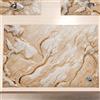 PETTI Artigiani Italiani MARBLELIZED - Tovagliette Americane Lavabili, Tovaglietta in Tessuto Effetto Marmo Beige, Set da 2 (30x45 cm) - Eleganti, Ideali per Colazione, Pranzo e Cena, Idea Regalo, 100% Made in Italy