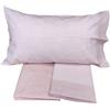 Maè Via Roma,60 Lenzuola Singolo, 1 piazza e mezza, Matrimoniale completo set letto 100% Cotone VIA ROMA 60 MAE' (Singolo, 1 piazza, SKIN Cipria)