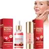Bploar Ganoderma Dragons Blood Anti Wrinkle Siero e Crema Solida Anti Rughe e Siero, Rassodante Viso e Lifting Crema Idratante Riparazione Calma Riduci Linee Fine e Rughe