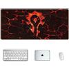 ITBT World of Warcraft 900x400mm Tappetino Mouse Gaming 900x 400mm XXL per Mouse e PC, 3mm Mouse Pad Antiscivolo Fondo in Gomma con Bordi Cuciti, N