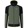 MONTURA Wind Revolution Hoody Jacket, Softshell Leggero da Uomo ideale per arrampicata, alpinismo e varie attività outdoor (IT, Testo, M, Regular, Regular, Verde Salvia/Lime Green)