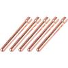 10 Punte Pinza Elettrodo Tungsteno 1.6mm Per Saldatura TIG WP17 WP18 WP26 - Rame Rosso