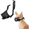 Apkpesterml Museruola Cane Piccola Taglia, Museruola per Cane Regolabile Museruola Antiabbaio in Nylon Museruola Traspirante in Rete Antiabbaio e Antimorso per Chihuahua Yorkshire Terrier Maltese (Nero1, XS)