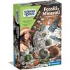 Clementoni - Scienza e Gioco Lab - Fossili e Minerali, Kit Paleontologo Bambini, Gioco Scientifico 6 Anni, Laboratorio Mineralogia, Versione in Italiano, Made in Italy, 19371