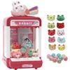 Arkyomi Mini Macchina per Artigli Grabber Caramelle Machine con 10 Bambole 10 Palline,elettrica luci e Suoni interattivi Claw Machine