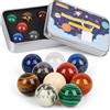 HAKACC 10 Pezzi di Biglie per Bambini - 16 mm, Colorate di Cristallo, Decorative