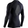 X-Bionic Invent 4.0 Maglia Termica Manica Lunga a Compressione Uomo Running, Sci, Ciclismo, Fitness e Sport Invernali, Blu, M