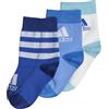 adidas IA3940 LK SOCKS 3PP Calzini Unisex Bambino team royal blue/blue fusion/white Taglia KXL