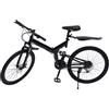 Futchoy Mountain bike, bicicletta pieghevole da 26, 21 marce, pieghevole, pedelec per uomo e donna, regolabile, mountain bike, bicicletta pieghevole per città e campeggio