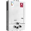Fulgutonit Scaldabagno a gas 12LPM, Scaldabagno gas GPL con Bassa Pressione dell'Acqua Richiesta di 0,2 bar per Casa, Cabina, Roulotte, Fienile, Funzionante con Butano e Propano