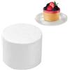 Azonelife Modello di Torta Finta in Schiuma, Base Rotonda in Polistirolo, Decorazione per Dummy Cake, Diametro 10/15 cm Altezza 7 cm per Arti (Bianco 4 Pollici)