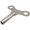 KD89 Chiave di carica tipo farfalla in acciaio nichelato per orologi, pendoli, antichi o moderni, campane, carillon, orologio da camino, cassettiera, occhio di bue (n. 1 = 2,50 mm)