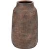 Briful Vaso in ceramica per fiori, alto 24,5 cm, vaso rustico in bronzo, vaso di fiori grande con apertura da 8,4 cm, per pampa, piante secche, fiori freschi, decorazione per la casa e la cucina