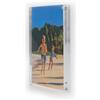 TRIXES Cornice portafoto in acrilico formato A5 - Cornice magnetica multiuso effetto vetro, perfetta da esporre sulla scrivania o in piedi sulla credenza o appoggiarsi sullo scaffale da parete…