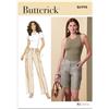 BUTTERICK Paper Pattern B6998Y5 - Cartamodello per pantaloncini e pantaloni da donna, taglie dalla 40 alla 52