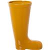 DRW Portaombrelli a Forma di Stivale in Ceramica in Giallo 39x20x53 cm, Legno, Naturale, Medidas: 155x40x110 cm