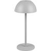 RL LIVE YOUR LIGHT Reality Leuchten Ricardo R54106177 - Lampada da tavolo a LED, in plastica, colore grigio, con LED da 1,7 Watt, 4 ingressi touch