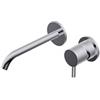 Ritmonio Miscelatore Lavabo a Parete Diametro35 S in 16 Colori - Bocca di Erogazione: L150MM PR52AH201 - Colori : CRL CROMO
