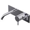 Ritmonio Miscelatore Lavabo a Parete Diametro35 S in 16 Colori - Bocca di Erogazione: L150MM PR52AH101 - Colori : CRL CROMO