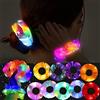 TaimeiMao Scrunchies Capelli LED 9 Pezzi, Cerchietti Luminoso, Fascia per Capelli Luminosa, Elastici per Capelli Colorati, per Natale, Halloween Festa