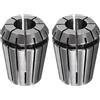 QUARKZMAN 2pz ER25 12mm Mandrino con Pinze a Molla Alta Precisione 0,015mm per Macchine Incisione CNC Tornio Fresatrice