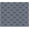 TIMBELA Set di tegole bituminose Hexagonal Rock H369GREY, copertura bituminosa di colore grigio Timbela M369 per casetta da giardino