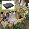 TONG TONG Telo per Laghetto Epdm 1mm, Fodera Protettiva per Laghetto Nero, Resistente alle Forature, 7.5x5m 7.5x6m 7.5x7m, per Fontane E Giardini Acquatici in Molte Forme, Spessore 0.12 Mm (5.5X5m)