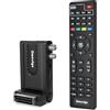 owerslyn Decoder Digitale Terrestre 2024, OWERSLYN Decoder DVB-T2 HD 1080P H265 HEVC Main 10 Bit, HDMI CEC TV Stick Supporto Uscita HDMI/Scart e USB Multimediale/PVR Recorder [Telecomando 2in 1 con comandi TV]