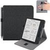 Vakarey per Kobo Libra Colour Cover con Portapenne,per Kobo Libra 2 Custodia con Cinturino da Polso,Nero