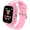 Ruopoem Smartwatch Bambini, Telefono Smartwatch per Bambini con SMS 25 Giochi SOS HD Fotocamera Musica Sveglia Contapassi, Cellulare Orologio Bambino Regalo Compleanno per Ragazzi Ragazze[Scheda SD integrata]