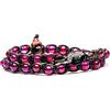 Tamashii Bracciale tibetano Tamashii Agata Rossa doppio giro BHS600-34 Rosso MainApps
