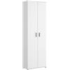 CAESAROO Armadio Multiuso 61x190H cm Adam Bianco opaco con due ante - Bianco