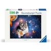 Ravensburger 12000742 - Gatto nello spazio - puzzle 1500 pezzi - puzzle adulti e ragazzi da 14 anni, puzzle animali